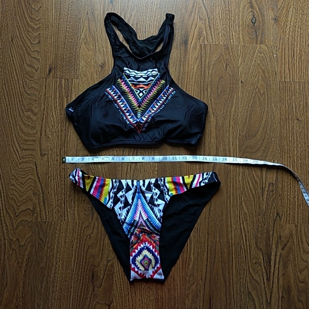 SALE! NWOT Halter Tribal design 2 pc swimsuit NWOT